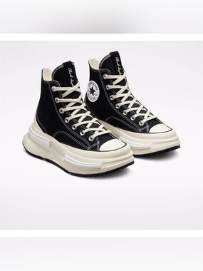 Converse Ivory/ Black Run Star Legacy CX Future High Top Sneakers 7 Streetwear